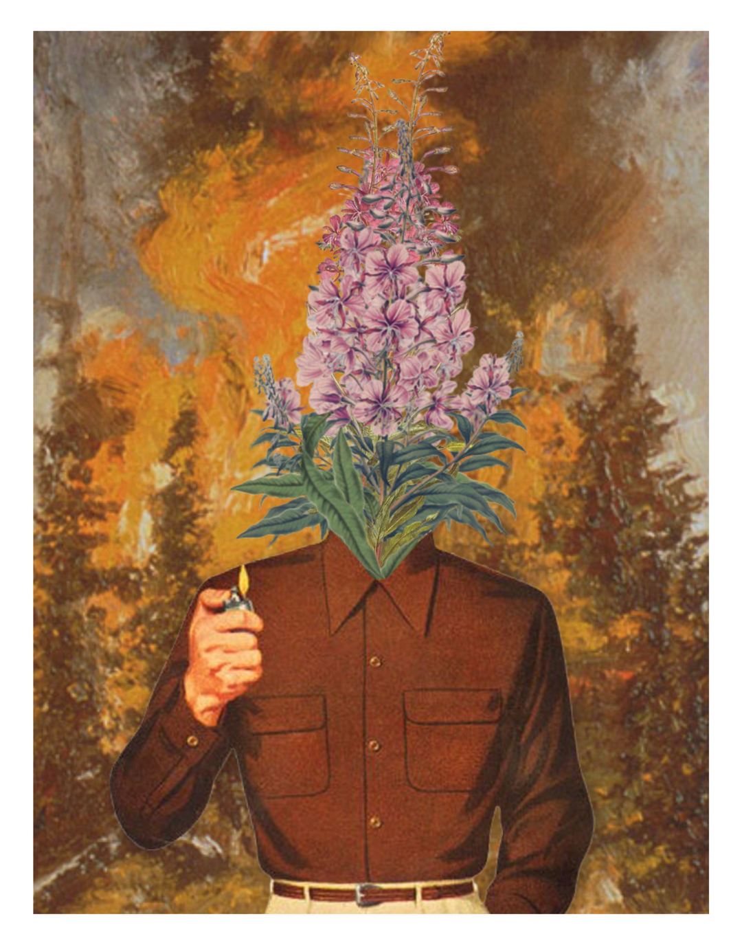 Out Of The Ashes - Vintage-Inspired Art Print