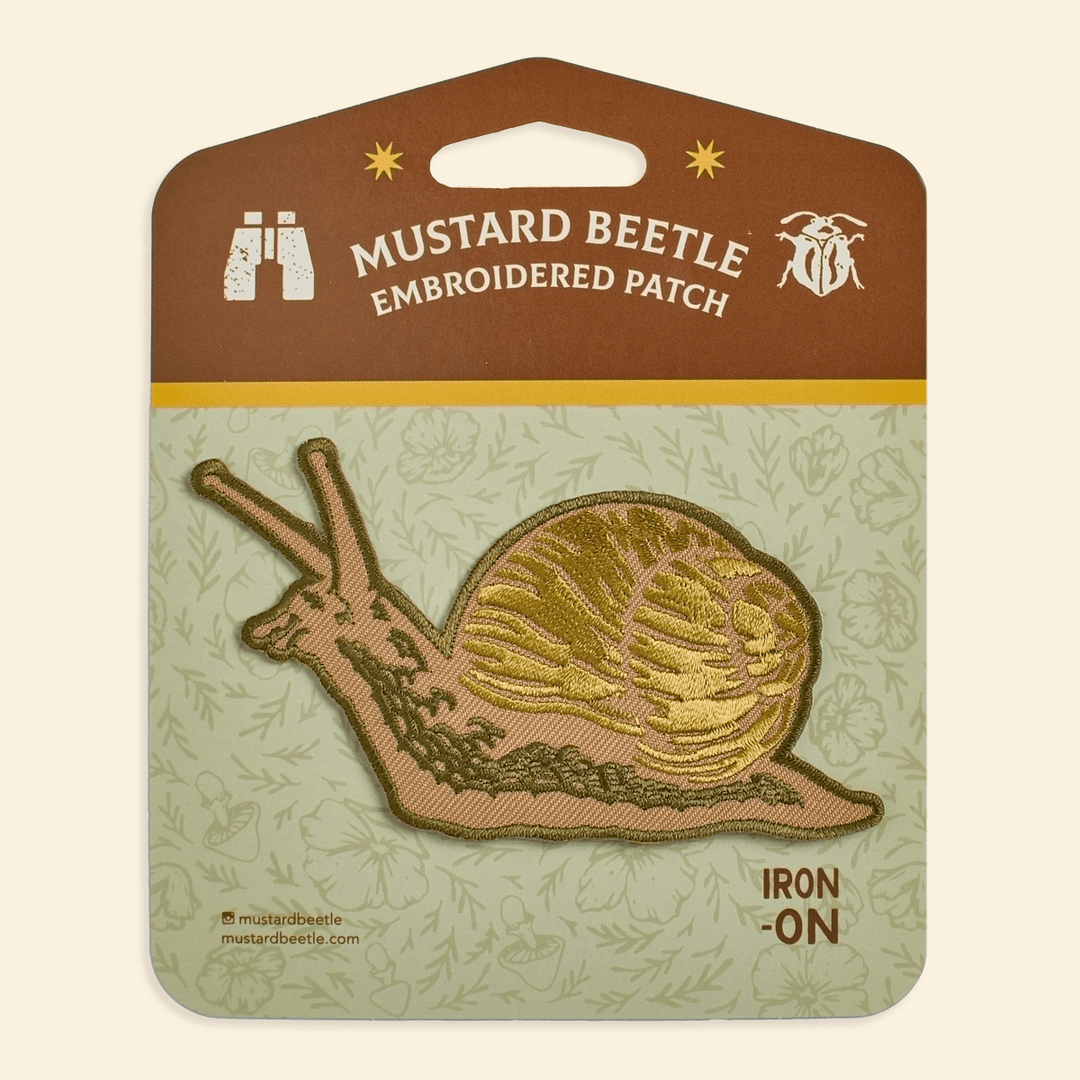 Snail Iron on Patch - BUNKHAUS