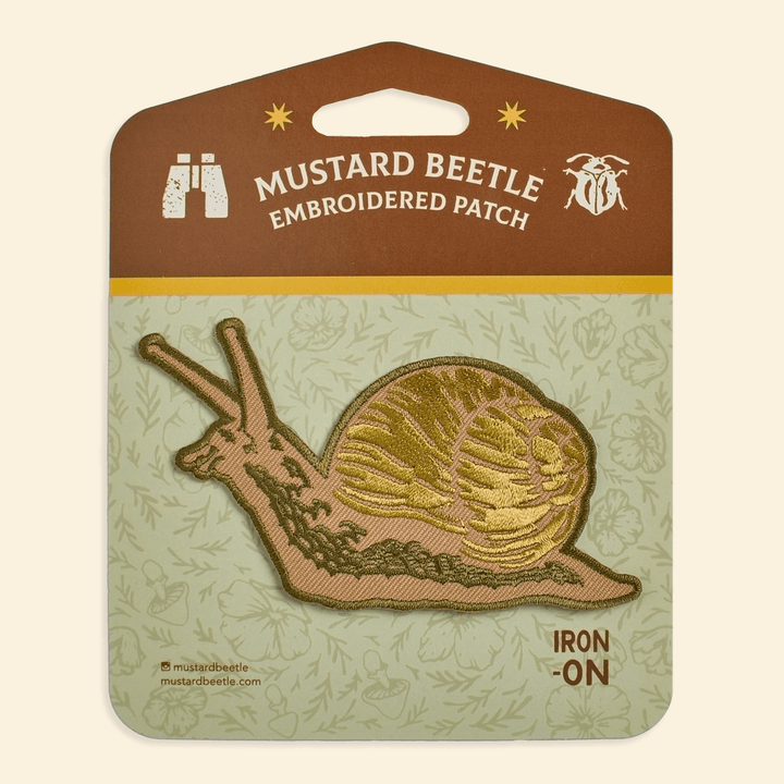 Snail Iron on Patch - BUNKHAUS