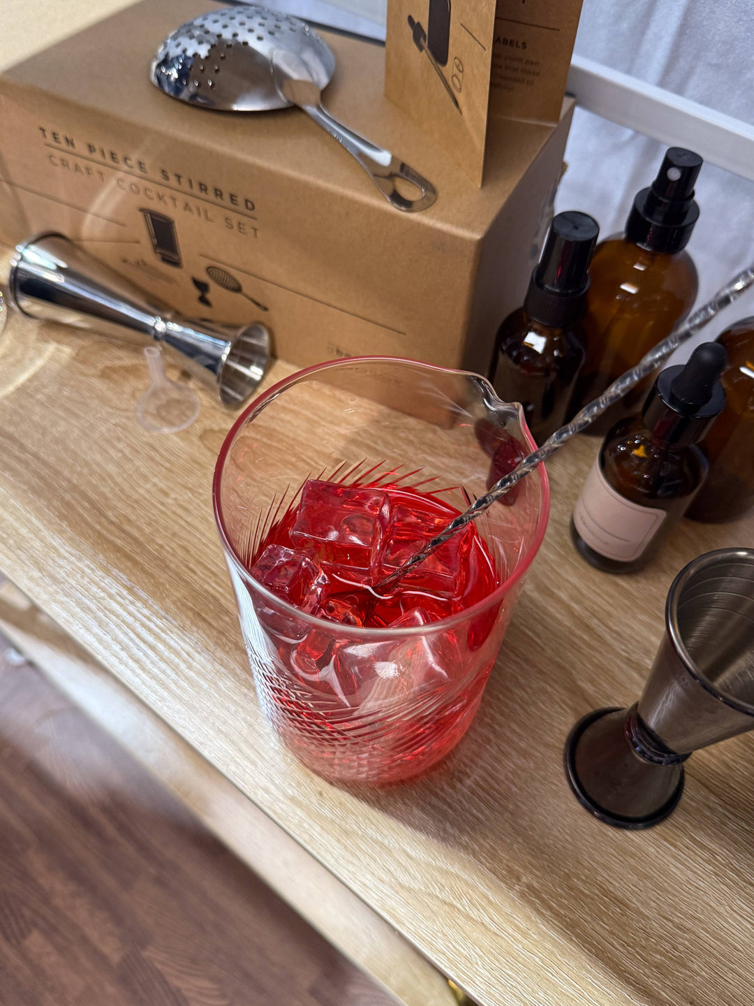 Craft Cocktail Set, 10 Piece Gold