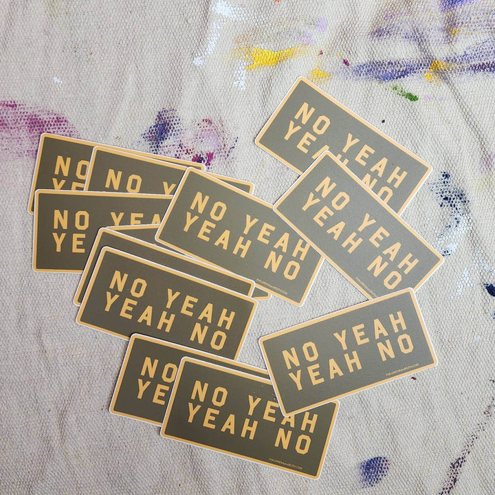 No Yeah Yeah No - vinyl sticker - BUNKHAUS