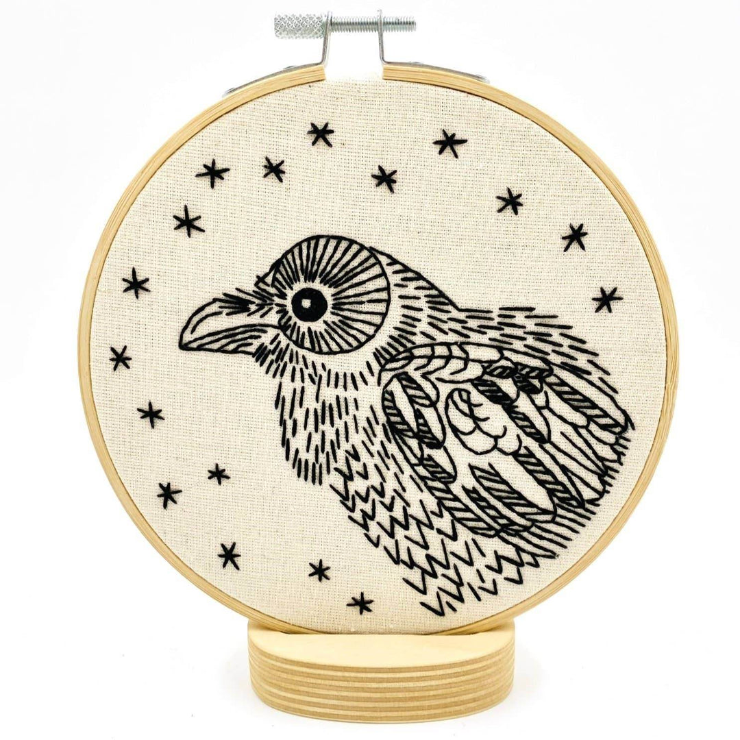 Embroidery Kit - Raven - BUNKHAUS