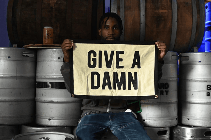 Give A Damn Camp Flag - BUNKHAUS