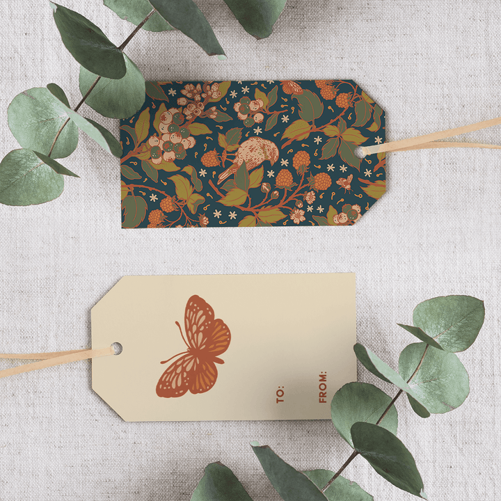 Gift Tag Set of 8 - Berries - BUNKHAUS