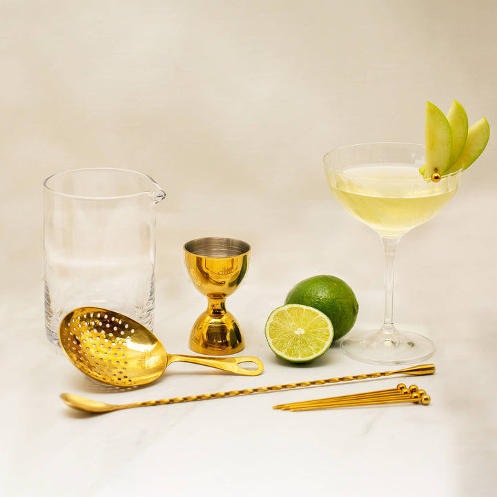 Craft Cocktail Set, 10 Piece Gold