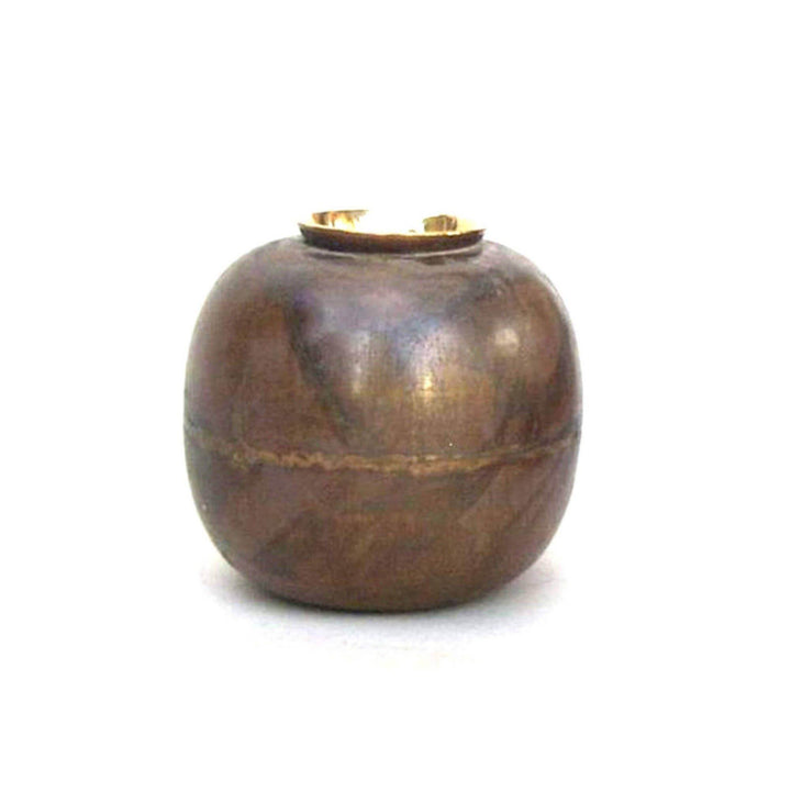 Solid Iron Round Vase - BUNKHAUS