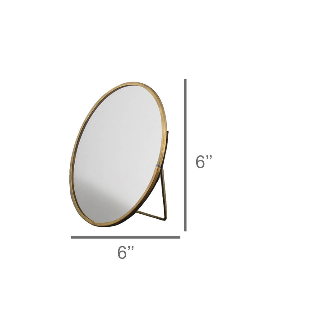 Brass Monroe Easel Mirror - Large - BUNKHAUS