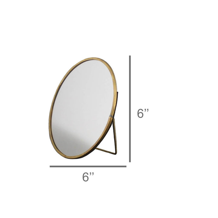Brass Monroe Easel Mirror - Large - BUNKHAUS