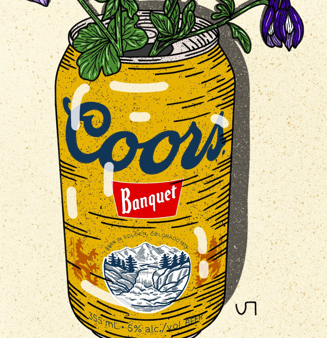Howdy Studio — Coors Banquet Beer Can