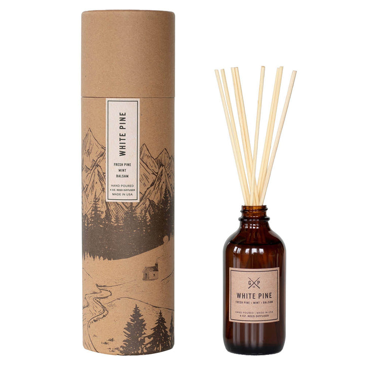 GP Candle Co. - White Pine Reed Diffuser - BUNKHAUS