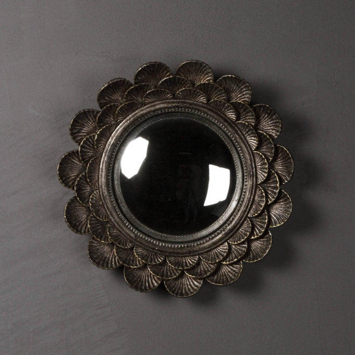Silver Shells Convex Mirror - BUNKHAUS