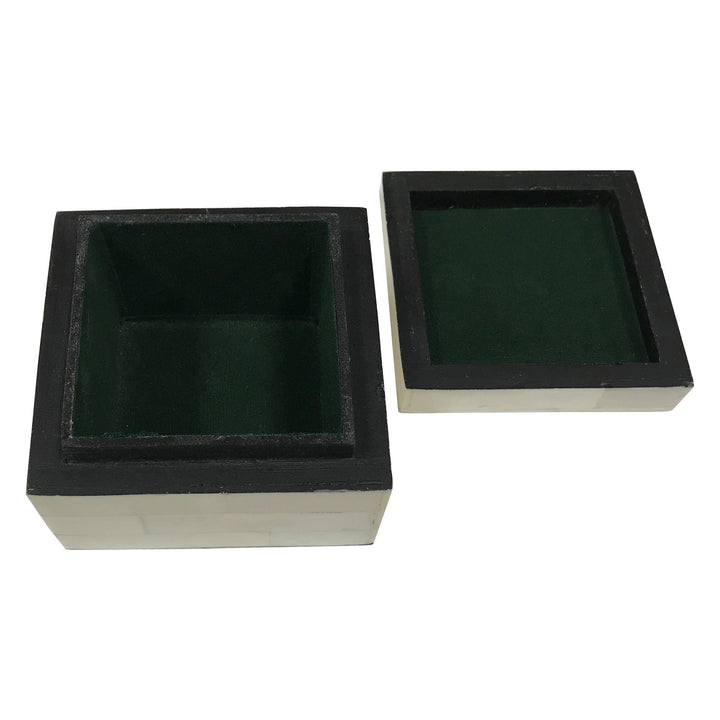 Anchor Engraved White Bone Box