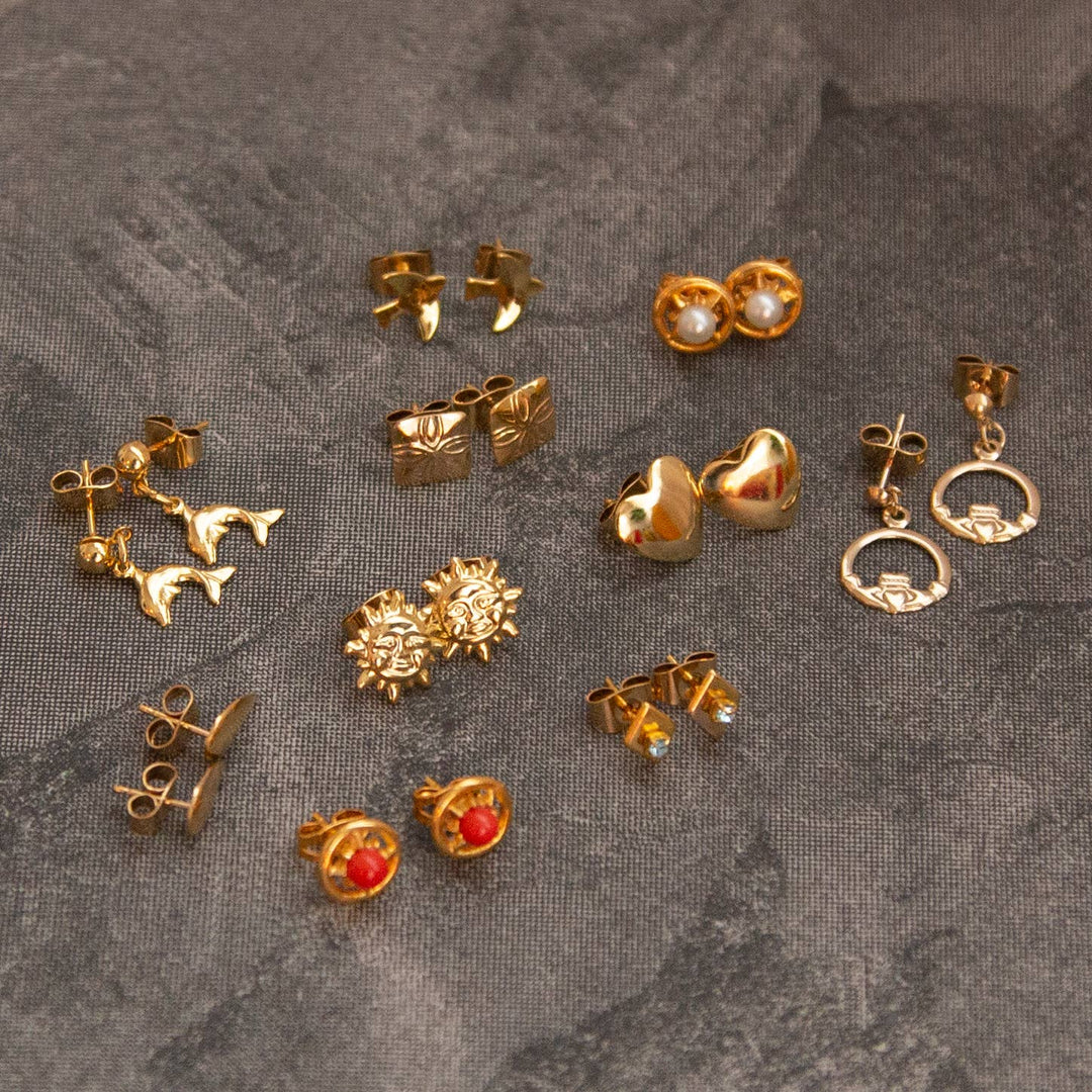 Vintage Gold Earrings - Variety