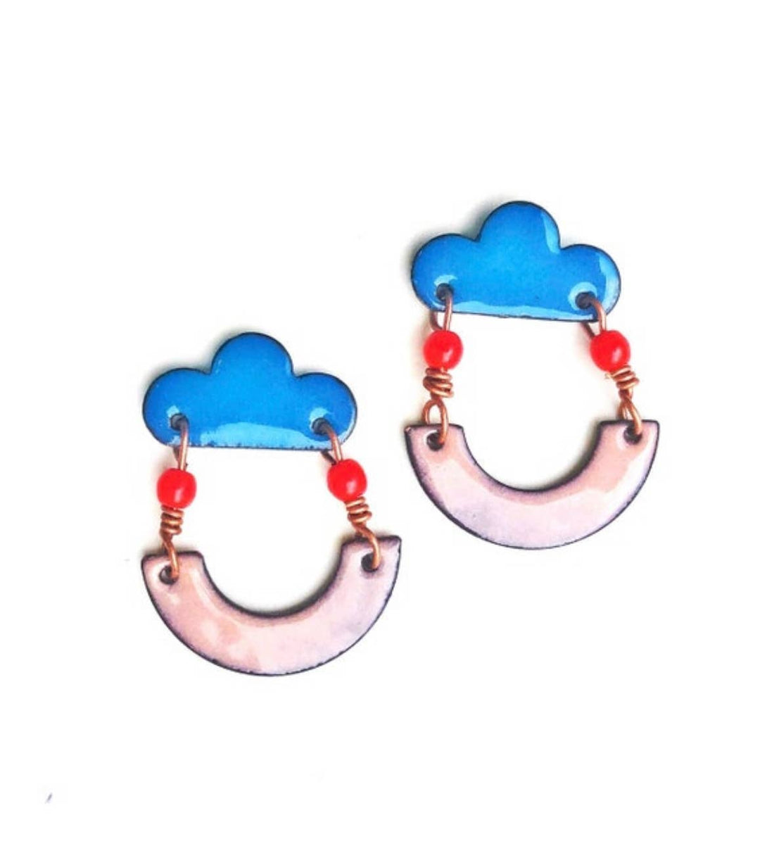 Cloud Earrings Courtney Fischer Jewelry