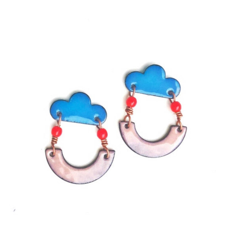 Cloud Earrings Courtney Fischer Jewelry