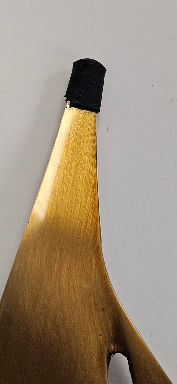 SECONDS - 5-1/4" Antiqued Brass Sail Boat Paperweight