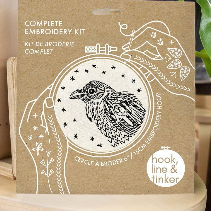 Embroidery Kit - Raven - BUNKHAUS