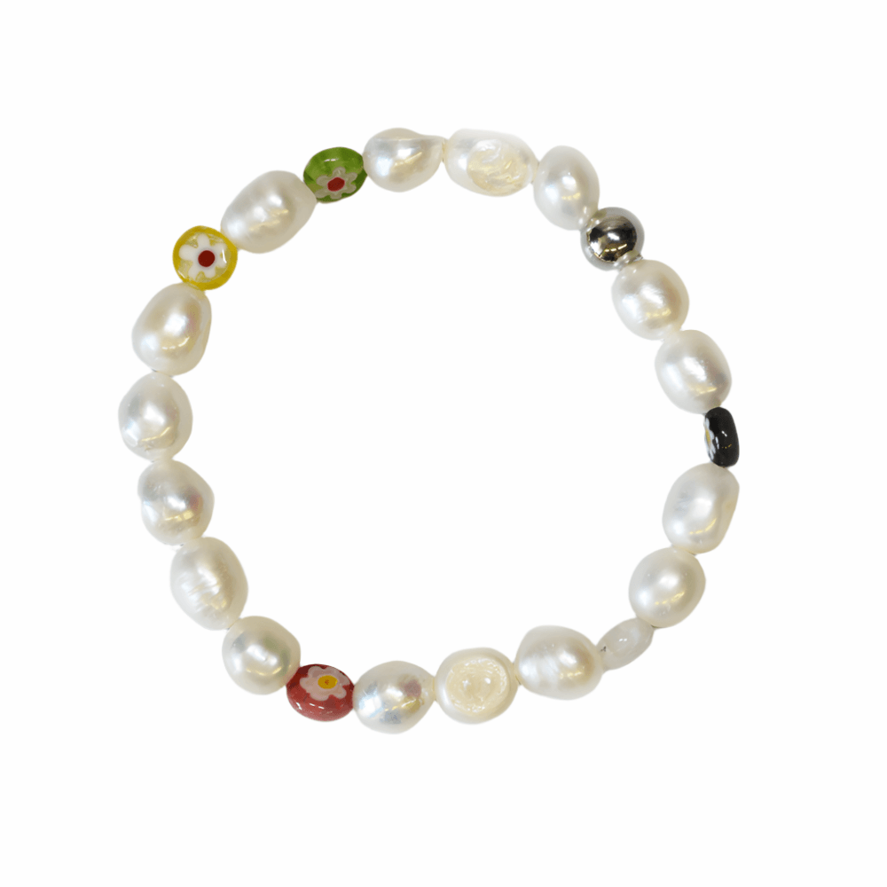 Baroque Pearl Stretch Bracelet - BUNKHAUS