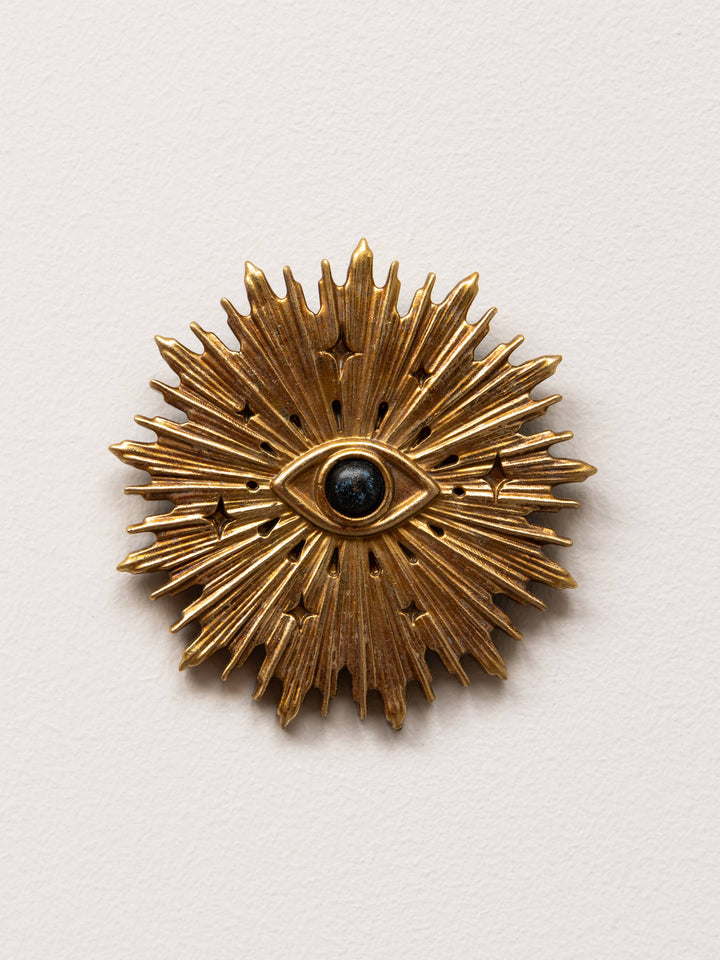 Evil Eye Wall Hanging — Gold Halo