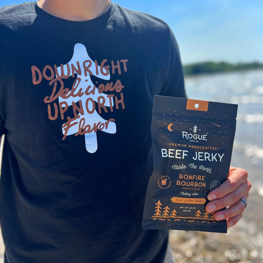 Bonfire Bourbon Beef Jerky Rogue Jerky Co.
