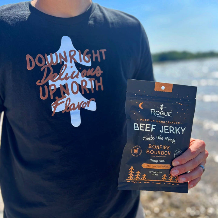 Bonfire Bourbon Beef Jerky Rogue Jerky Co.