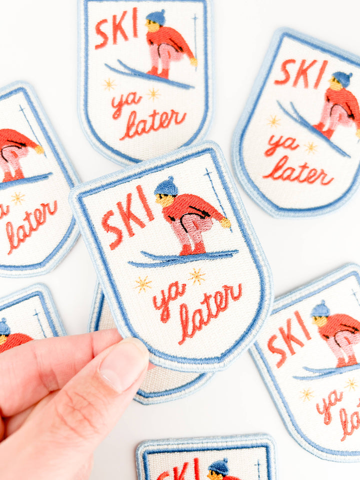 Ski Ya Later - Embroidered Patch
