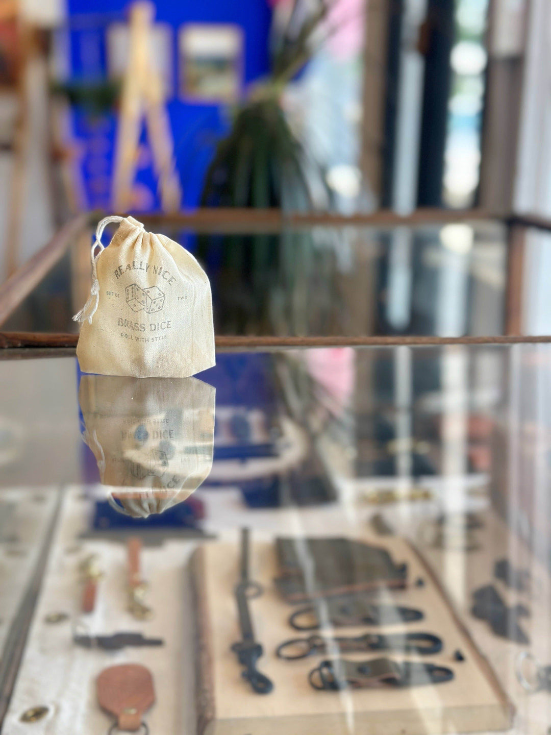 Really Nice Brass Dice - Set of 2 - BUNKHAUS