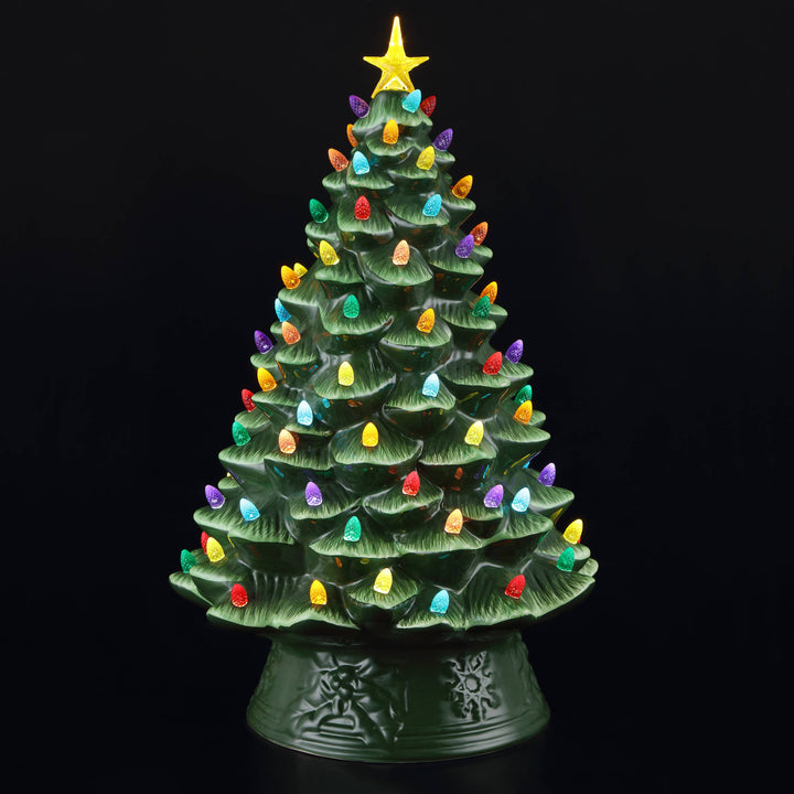 18" Nostalgic Tree - Green