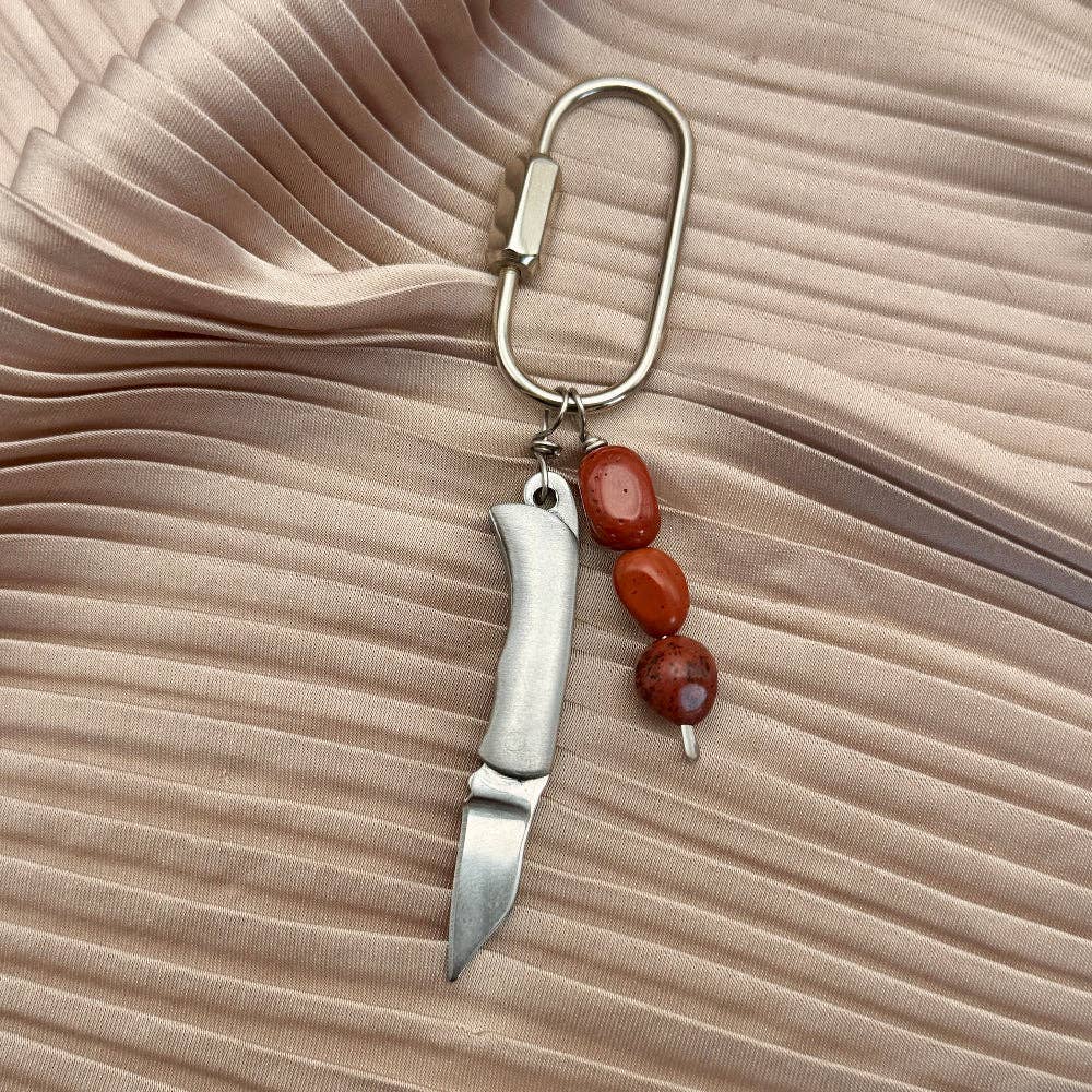 Red Earth Mini Purse Charm