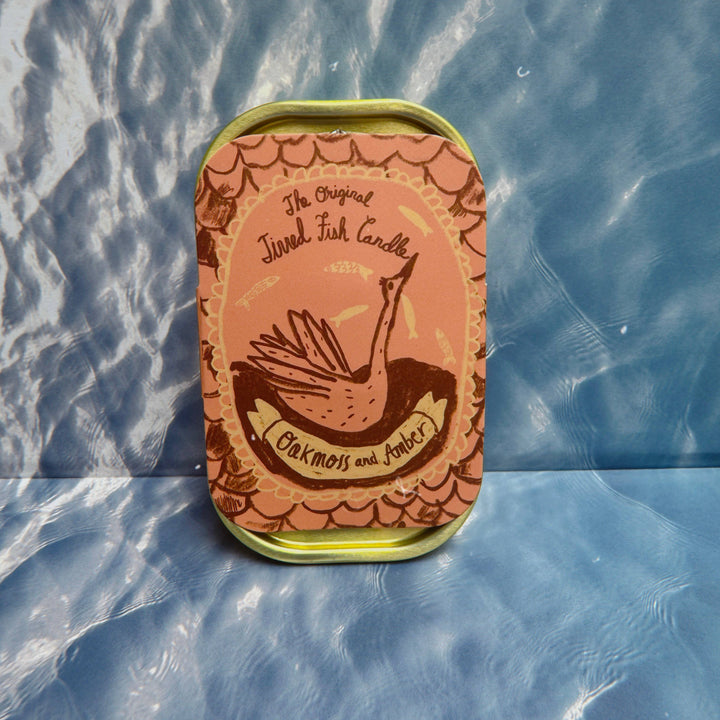 Tinned Fish Candle - Oakmoss & Amber