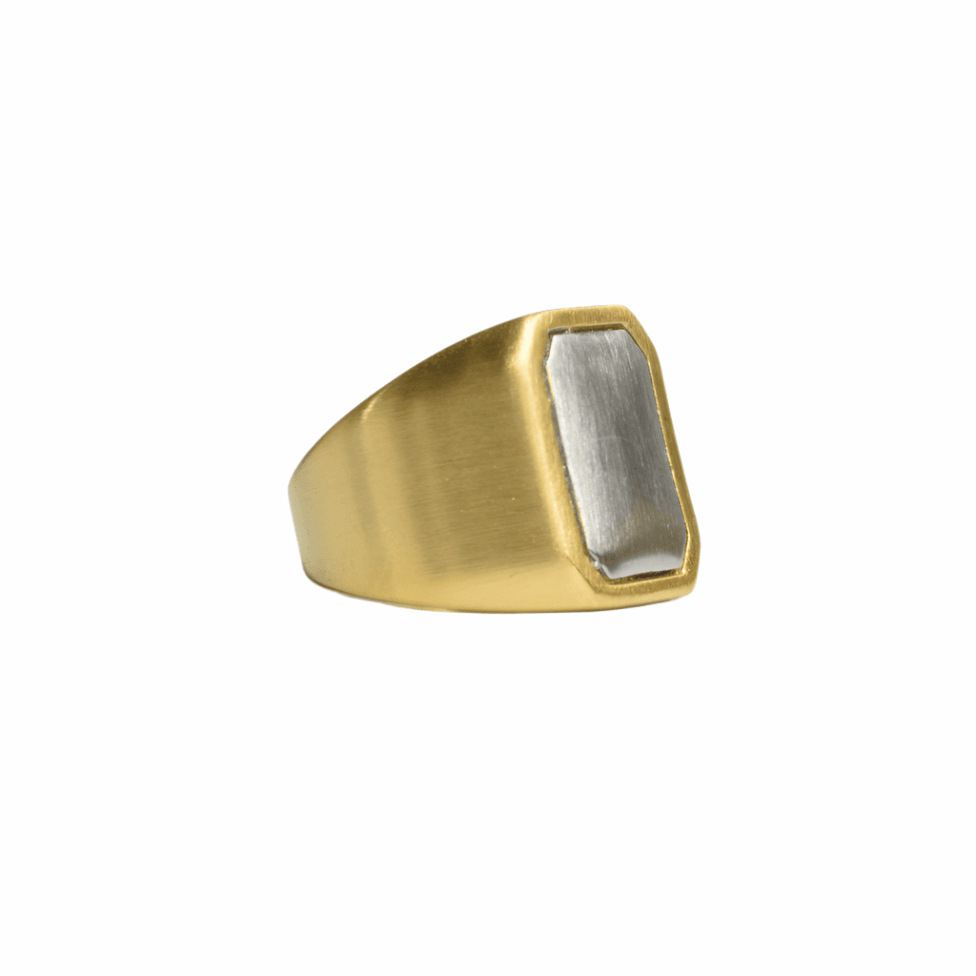 Chunky Shield Ring - BUNKHAUS