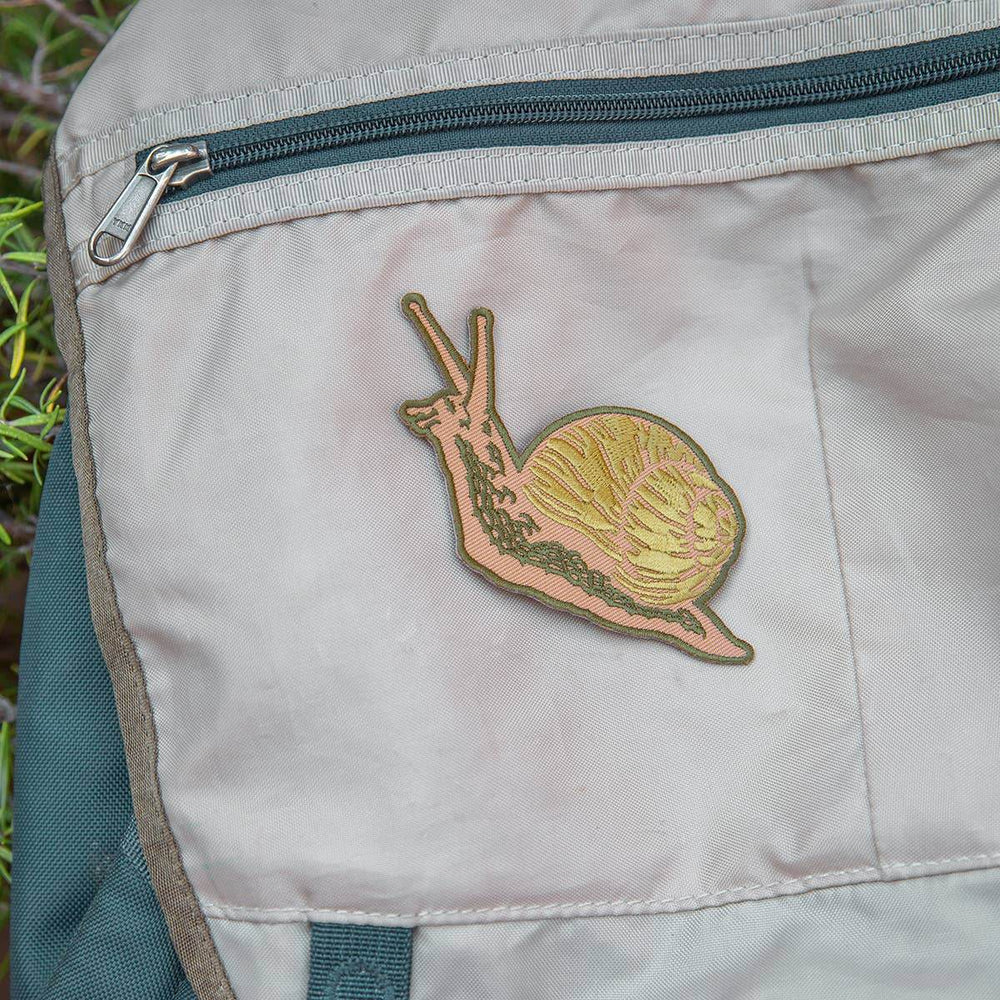 Snail Iron on Patch - BUNKHAUS