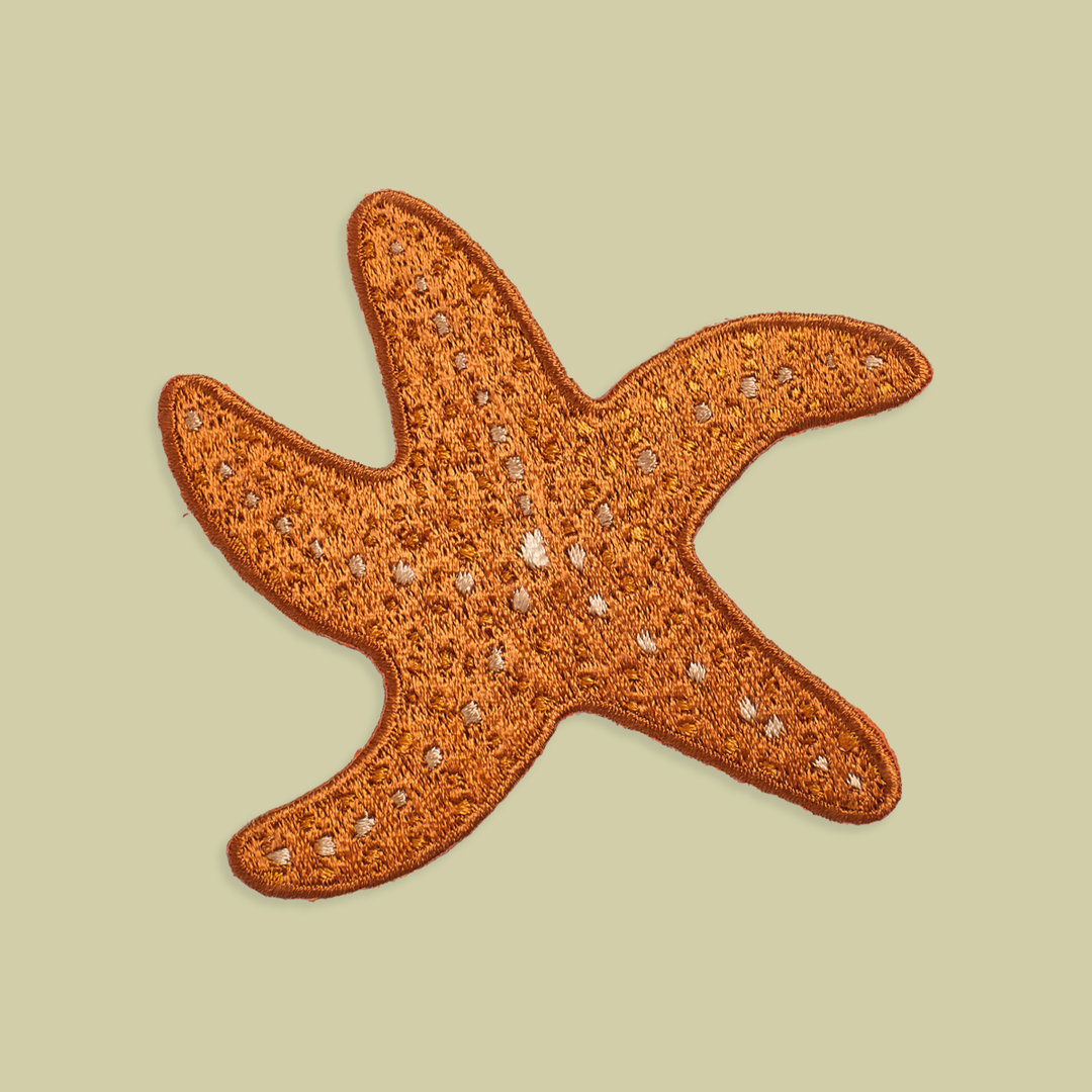 Ochre Sea Star - Iron on Patch