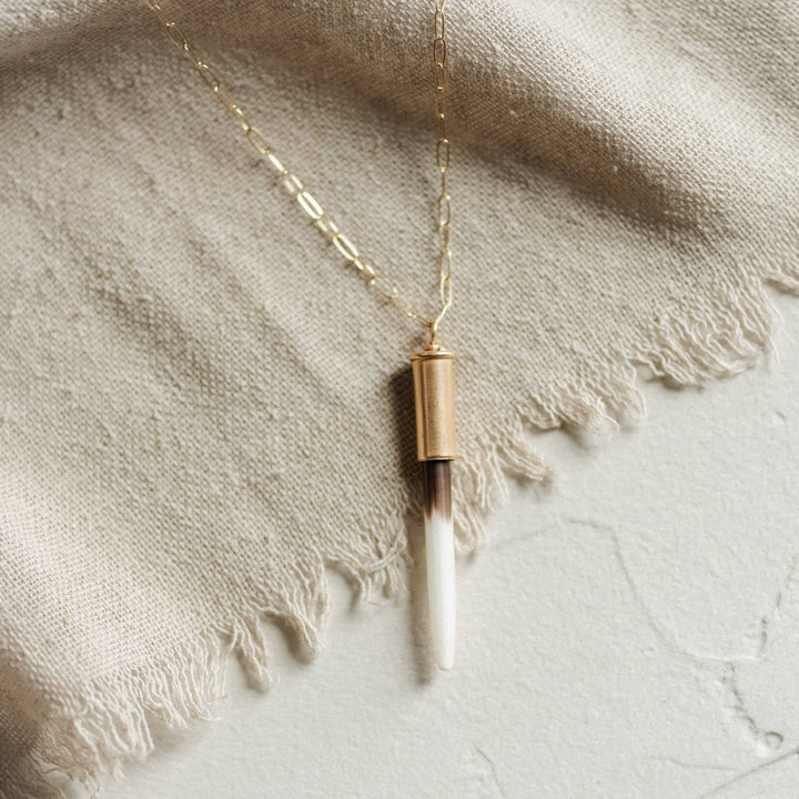 Quill Necklace · Demi-Fine Gold · 18 Inch