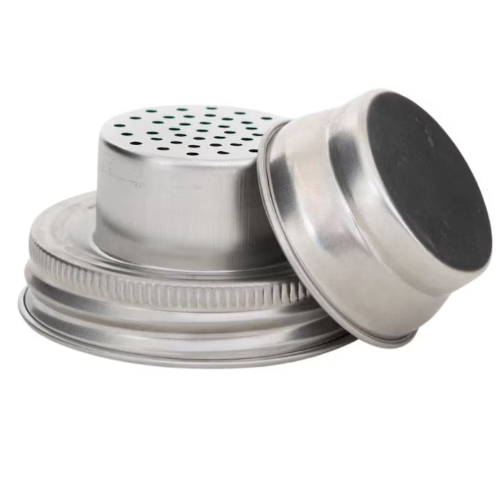 Mason Jar - Shaker & Strainer Attachment Lid