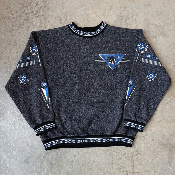 Vintage 90s Sweatshirt - Alaska Arctic (Charcoal)
