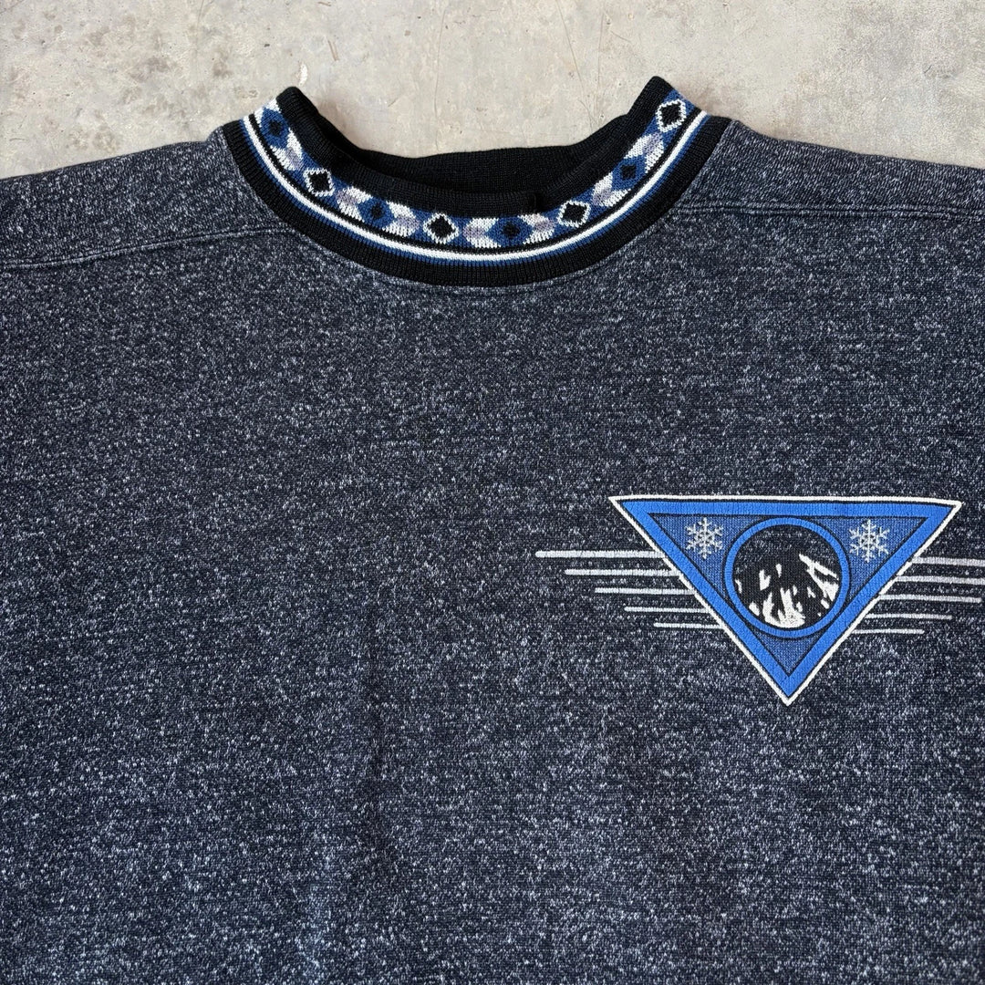 Vintage 90s Sweatshirt - Alaska Arctic (Charcoal)