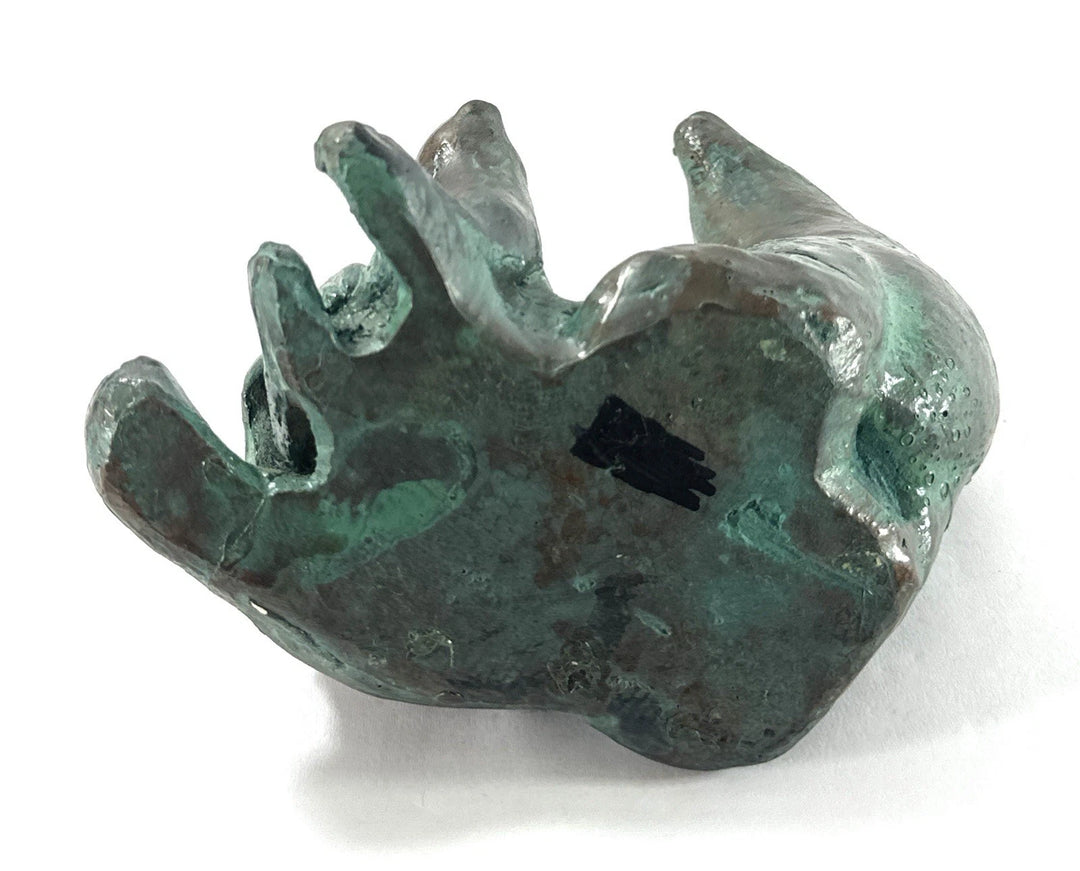 Studio Art Pottery Sea Lion with Pup Figurine