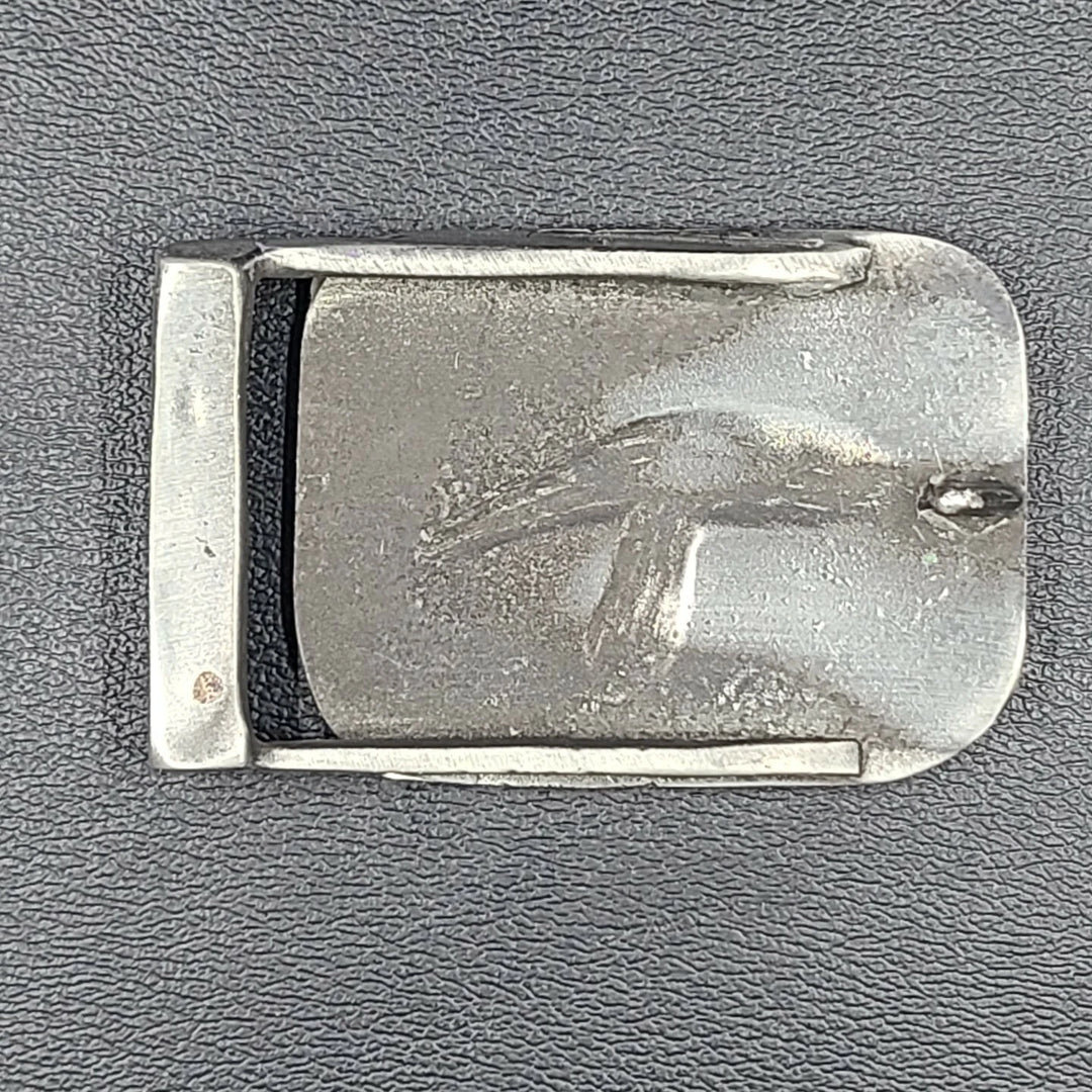 Vintage Pewter Whale Belt Buckle