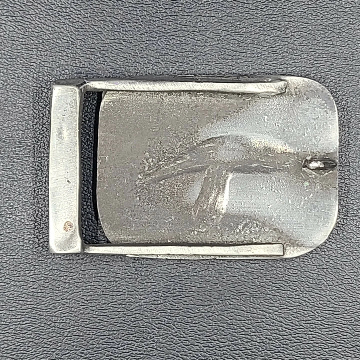 Vintage Pewter Whale Belt Buckle