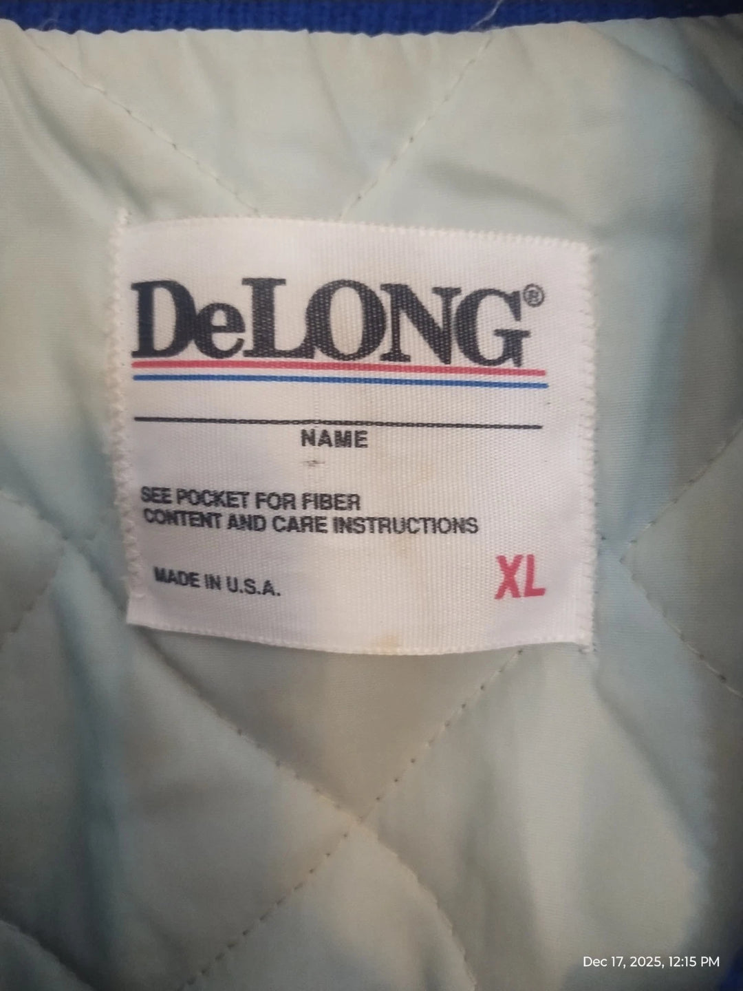 Vintage 80s Alaska Bomber Jacket - Prudhoe Bay (Blue)