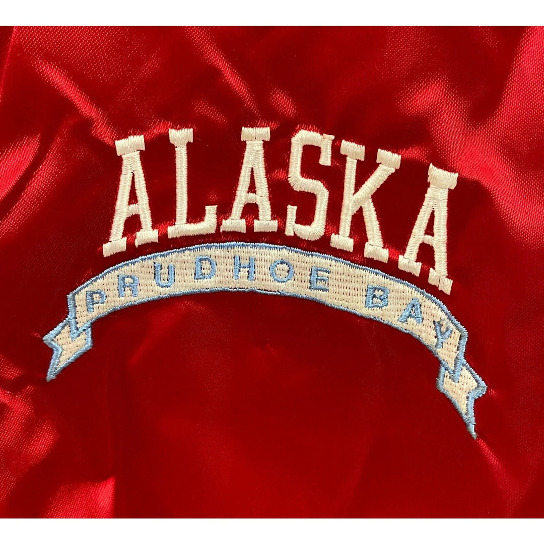 Vintage 80s Alaska Bomber Jacket - Prudhoe Bay (Red)
