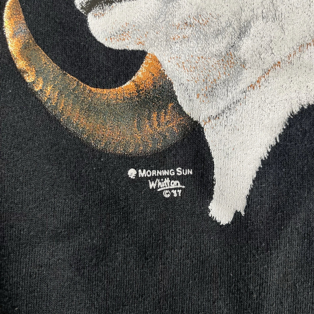 Vintage Alaska Dall Sheep Sweatshirt — Black