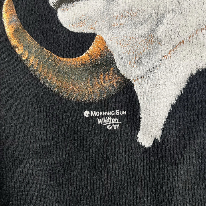 Vintage Alaska Dall Sheep Sweatshirt — Black
