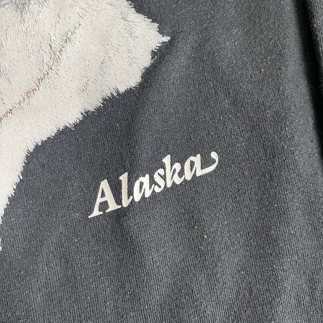 Vintage Alaska Dall Sheep Sweatshirt — Black
